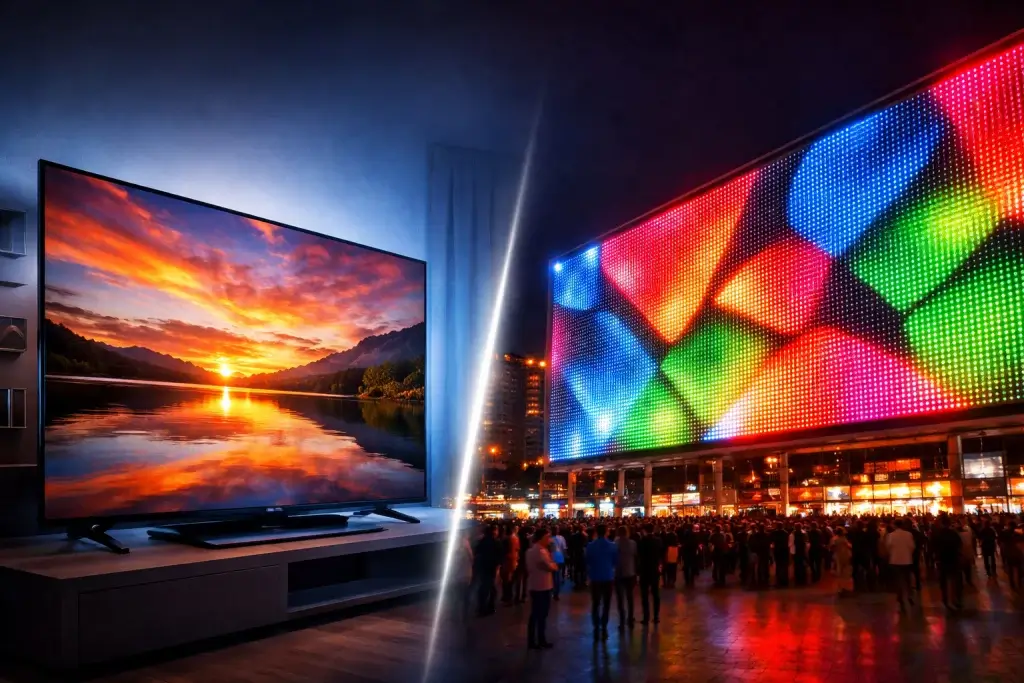 The Difference Between LED Displays and LED TVs