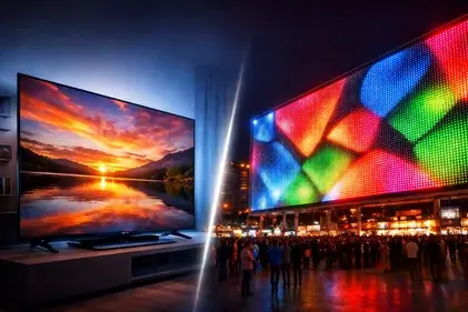 The Difference Between LED Displays and LED TVs